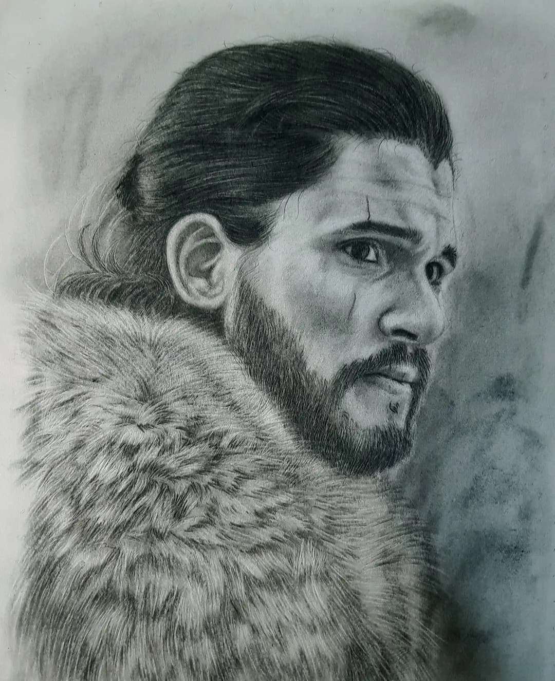 jon snow portrait