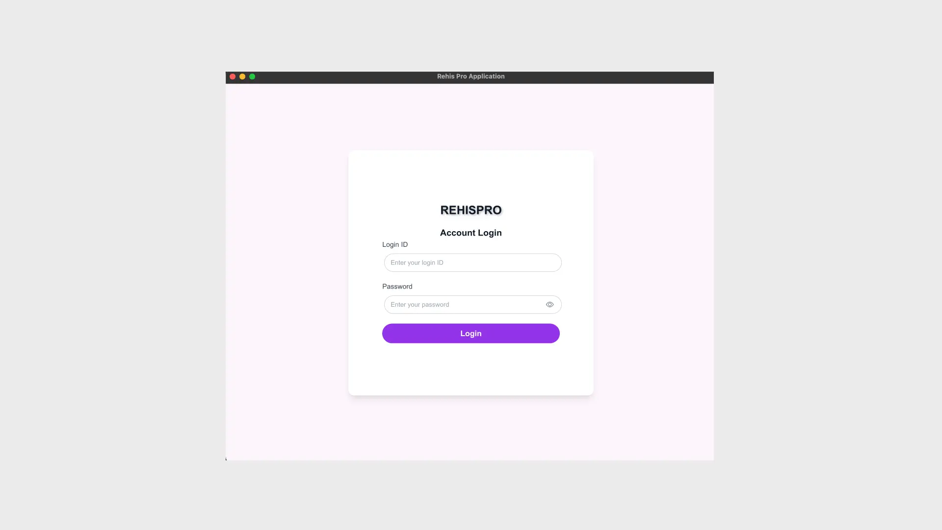 RehisPro Application